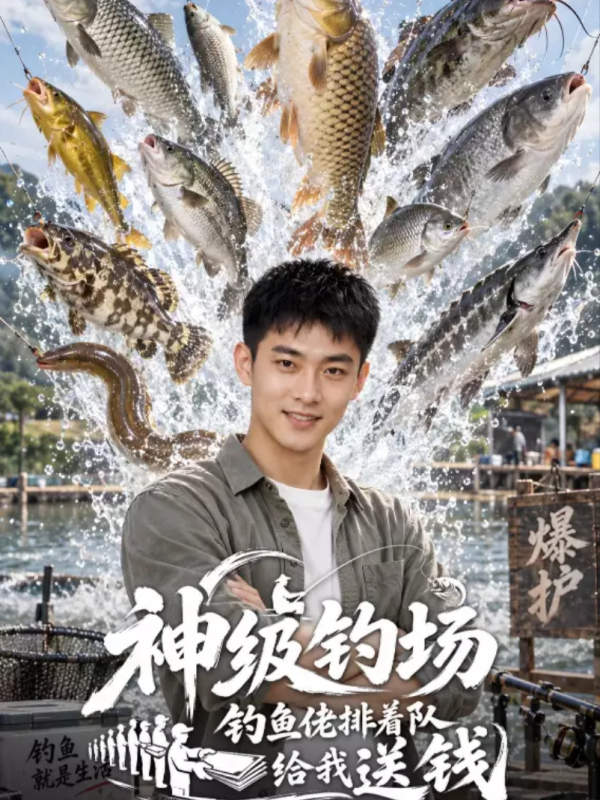 神级钓场，钓鱼佬排着队给我送钱